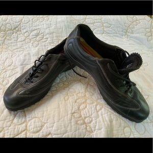 Ecco black leather sneakers